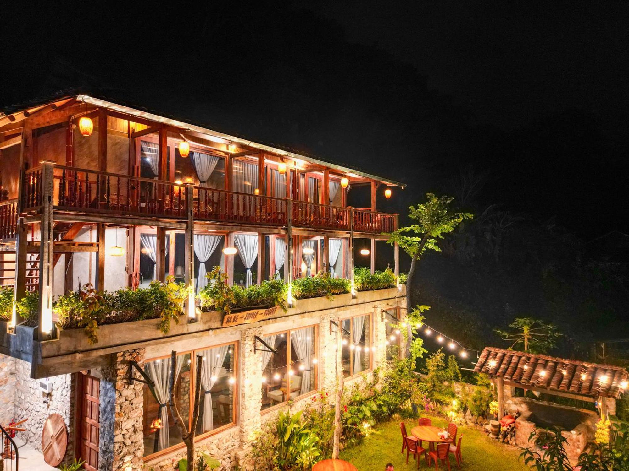 Ba Be Jungle Houses ภายนอก รูปภาพ