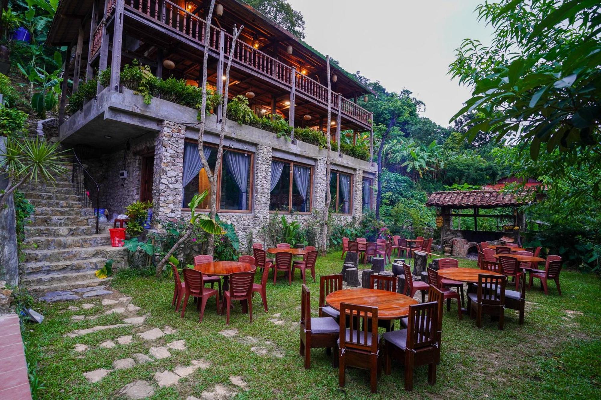 Ba Be Jungle Houses ภายนอก รูปภาพ