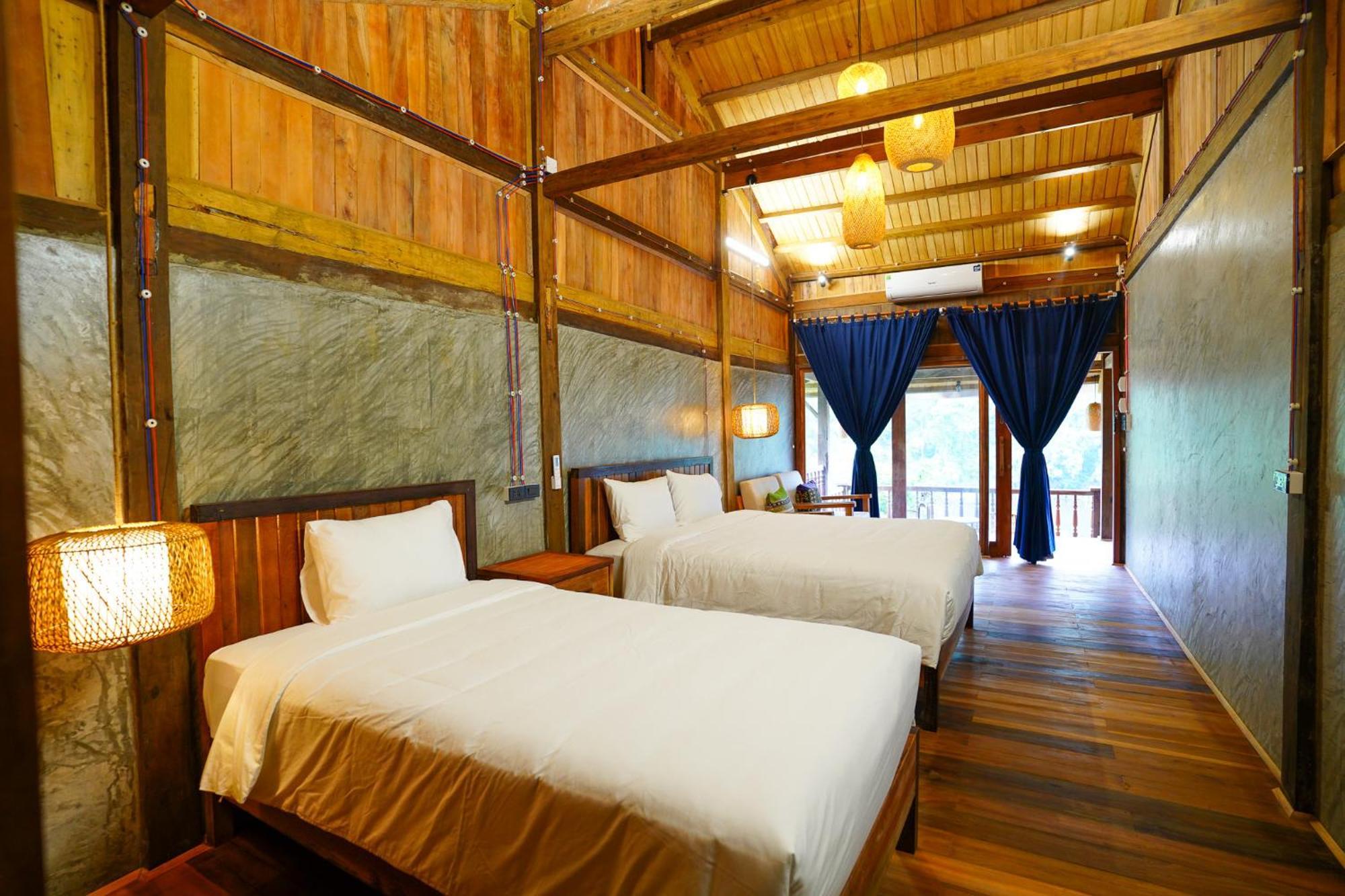 Ba Be Jungle Houses ภายนอก รูปภาพ