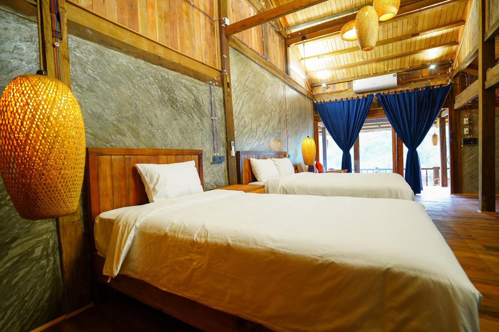 Ba Be Jungle Houses ภายนอก รูปภาพ