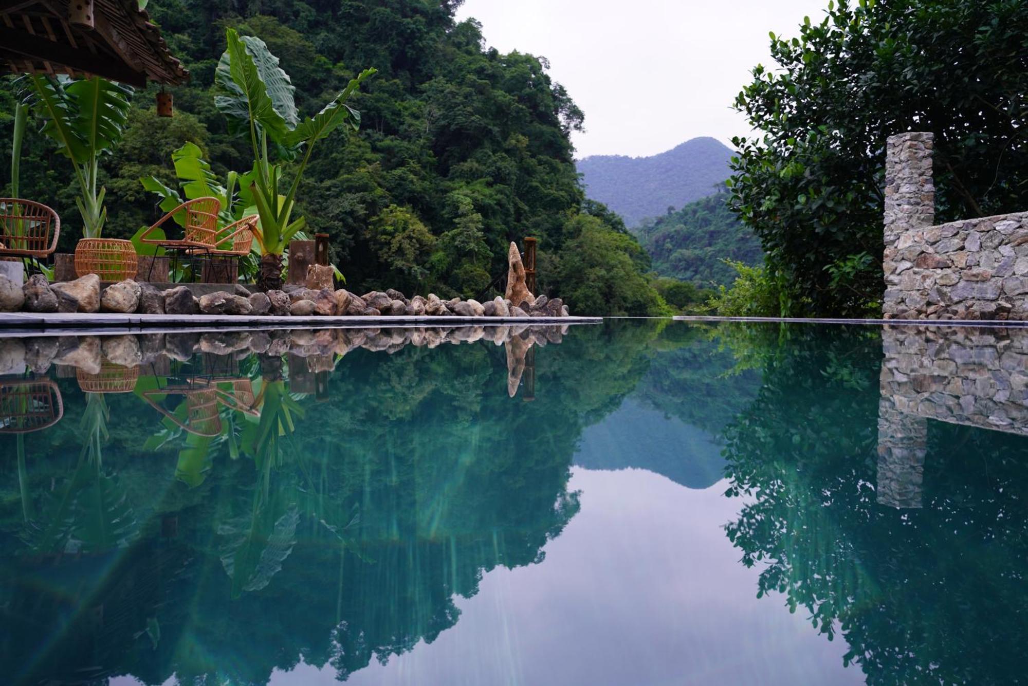 Ba Be Jungle Houses ภายนอก รูปภาพ