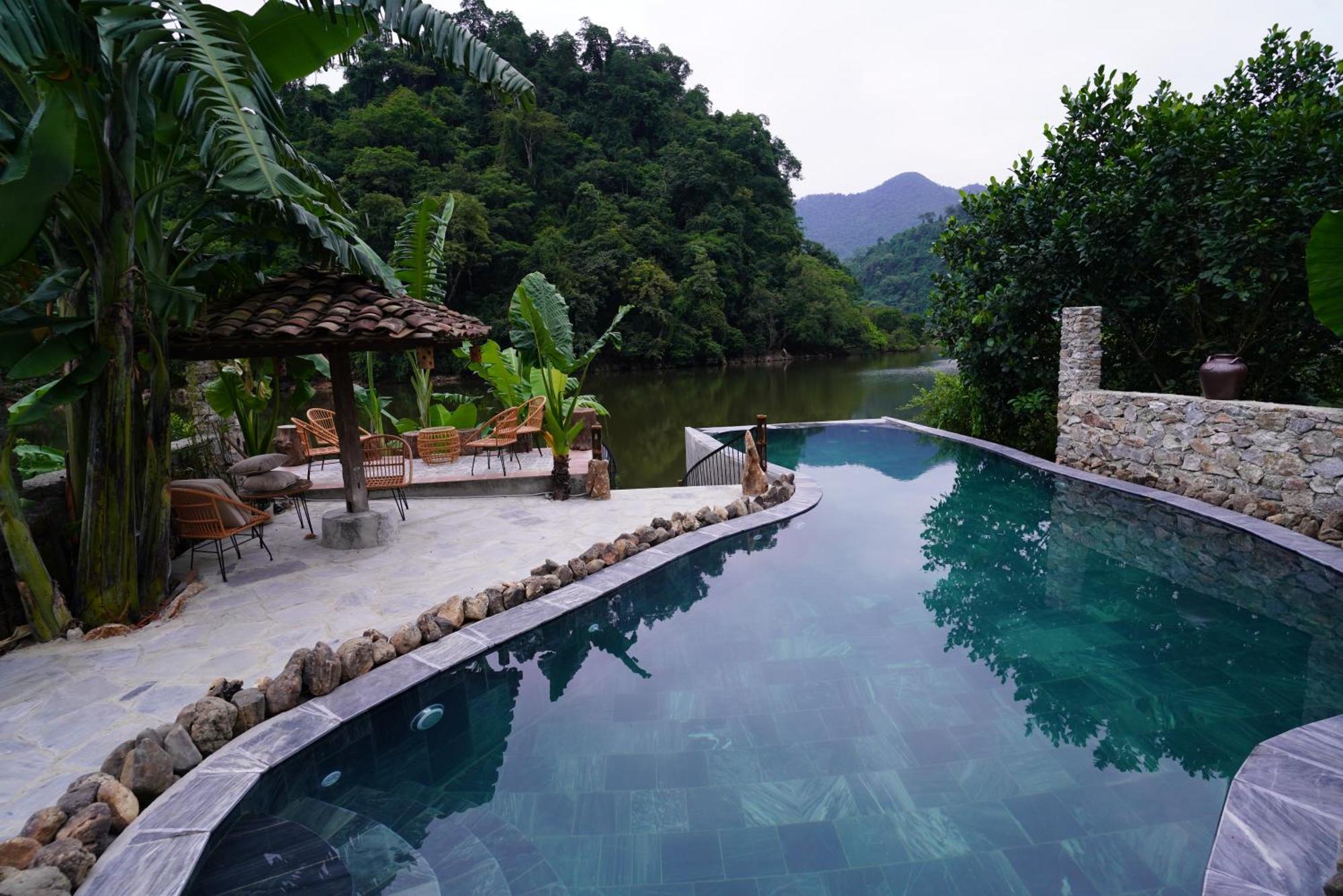 Ba Be Jungle Houses ภายนอก รูปภาพ