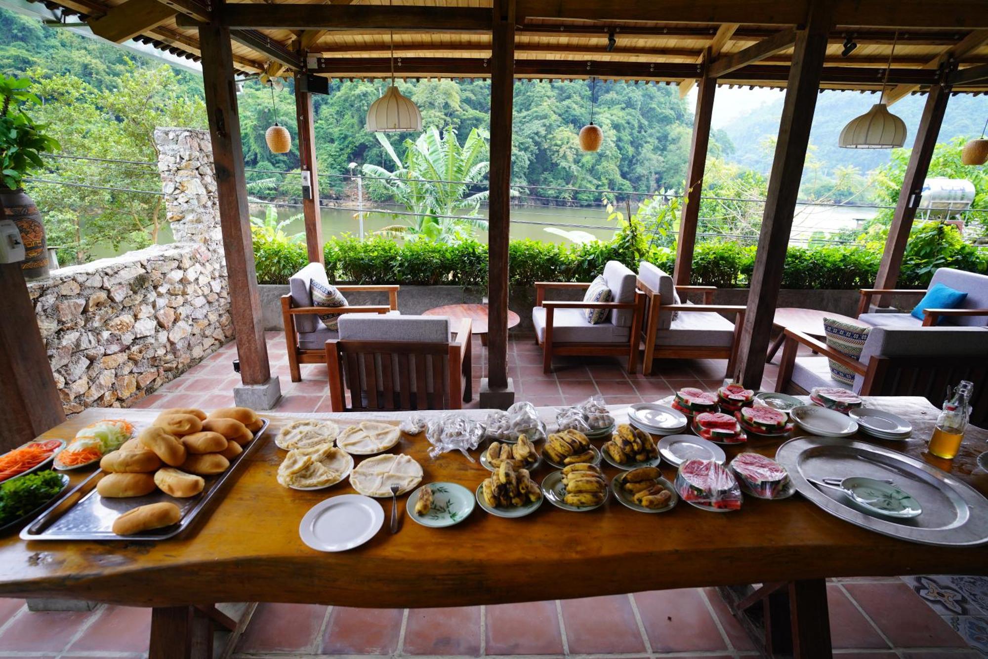Ba Be Jungle Houses ภายนอก รูปภาพ